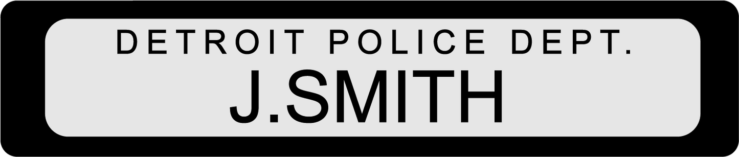 Class A Uniform Name Tag - Basic