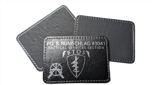 Custom Engraved Name Patch 2.5" x 3.5"